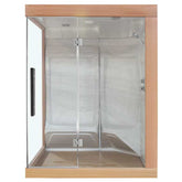 AWT Dampfsauna W200B red cedar 118x135 rechts